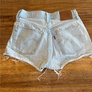 Levi's Light Wash Denim Jean Shorts
